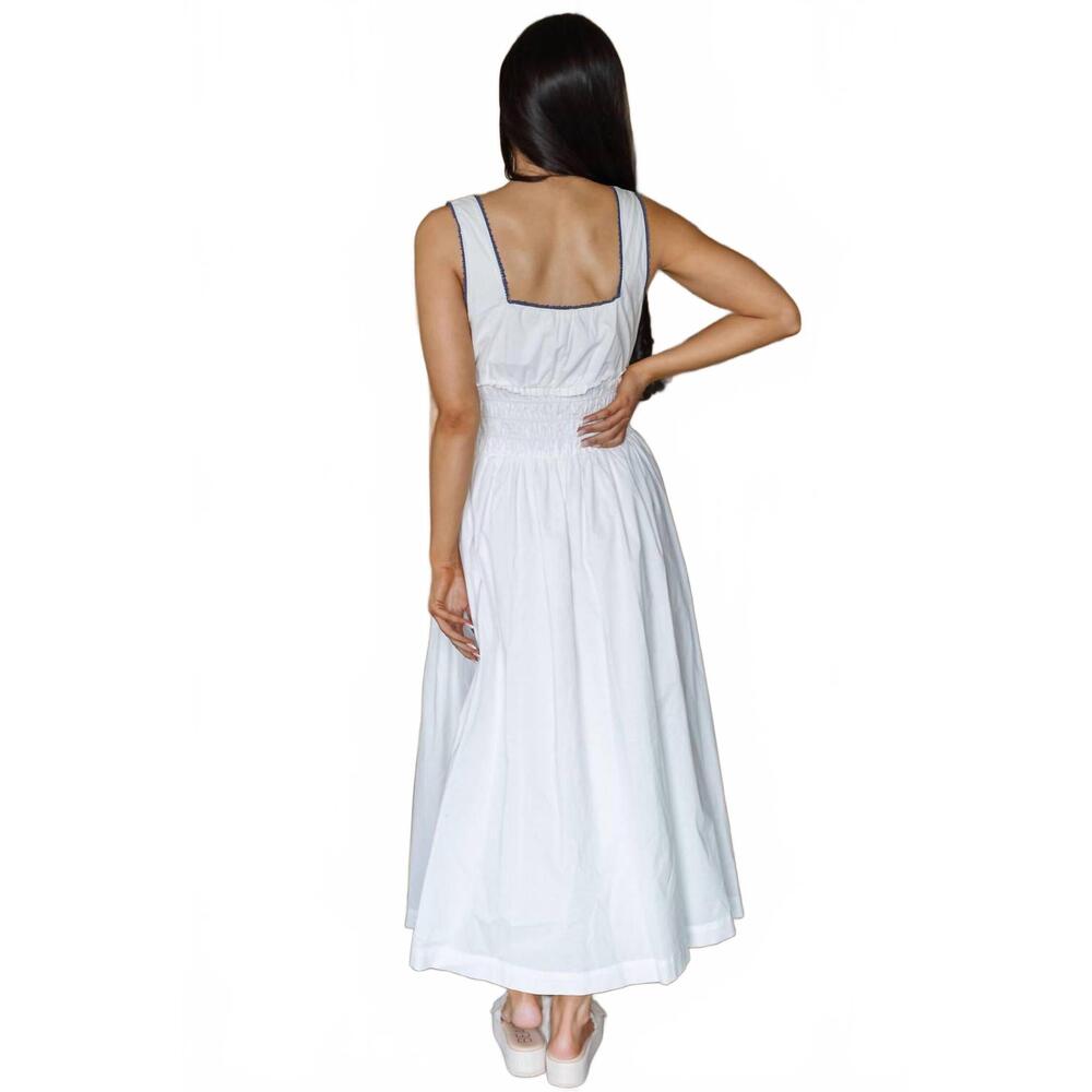 NEW MABLE julie dress in white - Picture 3 of 5